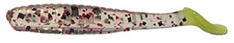 Deadly Dudley - Terror Tail Minnow - 3in 10pk Shrimp Cock/cht - DDTT-623 Deadly Dudley - Terror Tail Minnow - 3in 10pk Shrimp Cock/cht - DDTT-623