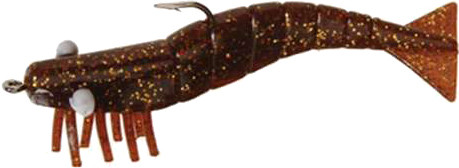 DOA - Shrimp Spare Parts - 9pk 3in Rootbeer Gld Glt - 54304