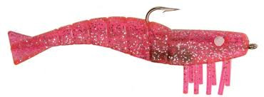 DOA - Original Shrimp - 3.5in 3pk Pink/silv Glt - 38320