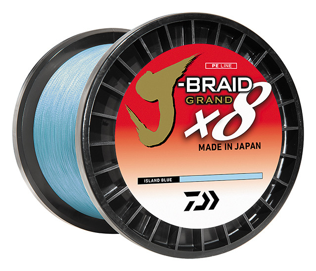 Daiwa - J-braid Grand X8 Line - Island Blue 150lb 3000yd - JBGD8U150-2500IB