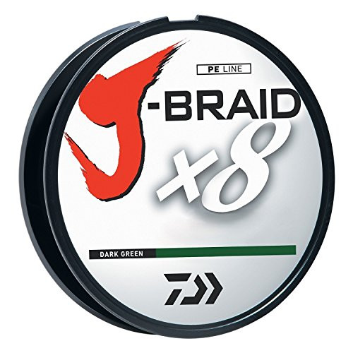 Daiwa - J-braid Grand X8 Line - Dark Green 20lb 300yd - JBGD8U20-300DG