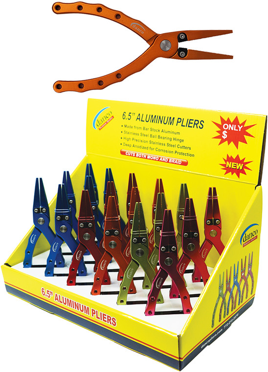 Danco - Aluminum Pliers Pdq - 6.5in 18pc Assort - ST-3119CC Danco - Aluminum Pliers Pdq - 6.5in 18pc Assort - ST-3119CC