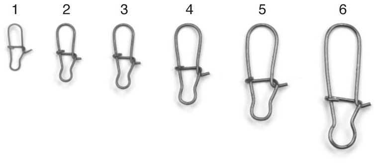 Eagle Claw - Dual Lock Snap - Nickel Sz1 12pk - 01173-001