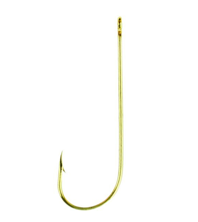 Eagle Claw - Aberdeen Hook - Gold L-wire Sz1 10pk - 202ELAH-1