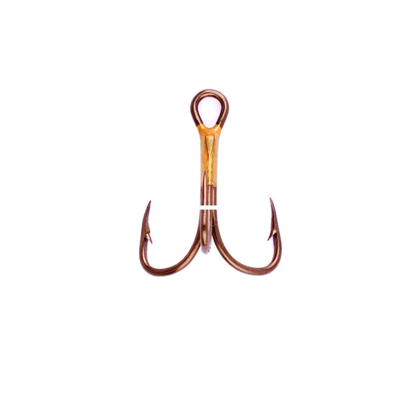 Eagle Claw - Treble Hook - Bronze 1/0 5pk - 374AH-1/0