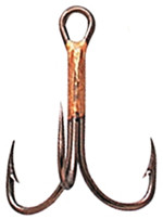 Eagle Claw - Treble Hook - Bronze Sz4 20bx - 374TH-4
