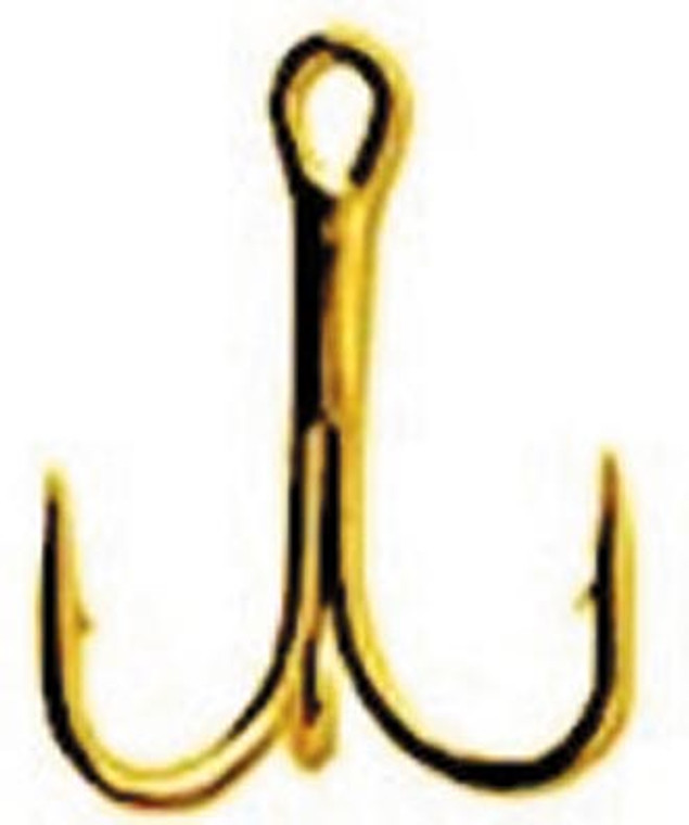 Eagle Claw - Treble Hook - Gold Sz4 5pk - 376AH-4