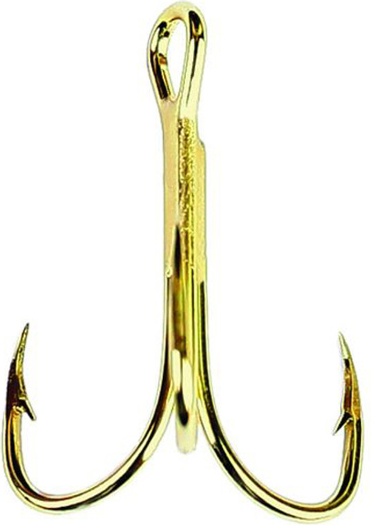 Eagle Claw - Treble Hook - Gold Sz8 5pk - 376AH-8