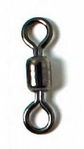 Eagle Claw - Lazer Barrel Swivel - Black Sz4 130# 10pk - SLPBKSW-4