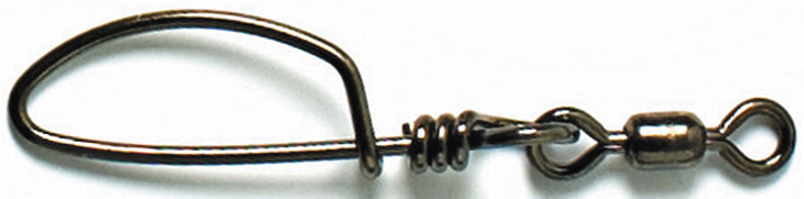 Eagle Claw - Lazer C-lock Snap Swivel - Black Sz1 320# 2pk - SLPCLBK-1