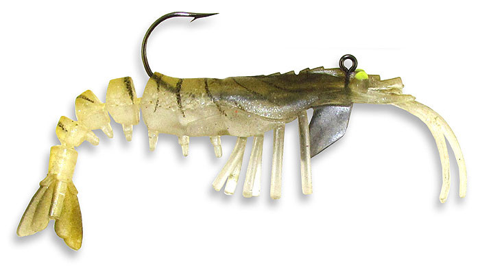 Vudu - Vudu Shrimp - 3.25in 1/4oz 2pk Gold - E-VS35-14-08