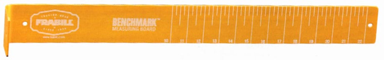 Frabill - Measuring Board - 2.5in X 22in Gold - 1551