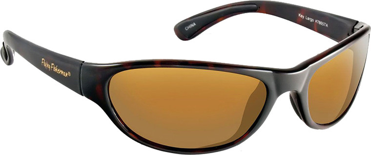 Flying Fisherman - Plrzd Key Largo Sunglass - Tortoise/amber - 7865TA Flying Fisherman - Plrzd Key Largo Sunglass - Tortoise/amber - 7865TA