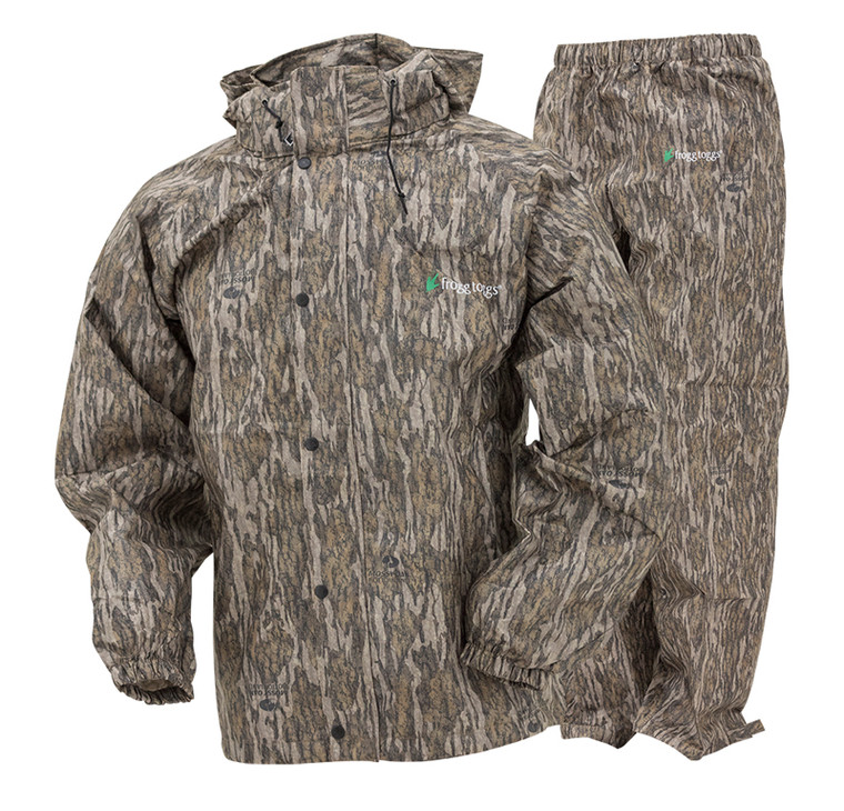 Frogg Toggs - Rain Suit - Bottomlands Camo Medium - AS1310-50MD