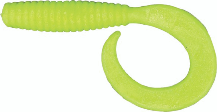 Fishbites - Curltail Grub - 6in 4pk Counter - 581