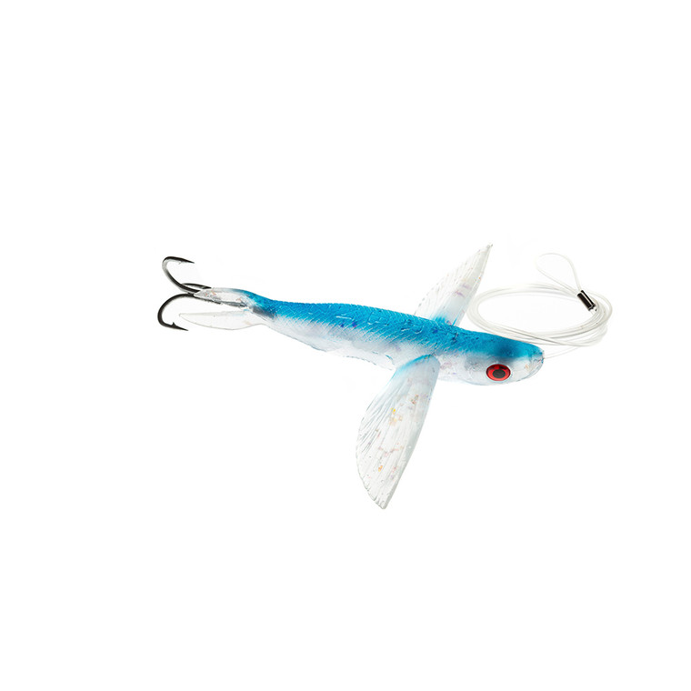 Frenzy Big Game - Ballistic Flying Fish - 6in Rigged Glow - BSF-GLR