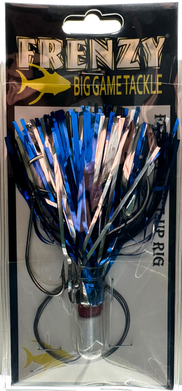 Frenzy Big Game - Dust Up King Rig - 1oz 6/0 Silver Blue - FDR1-SB