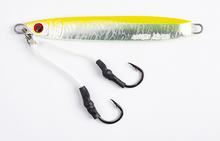 Frenzy Big Game - The Angry Jig-rigged - 5oz W/2 Assist Glow - TAJ-L05