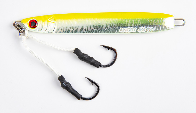 Frenzy Big Game - The Angry Jig-rigged - 7oz W/2 Assist Glow - TAJ-L07