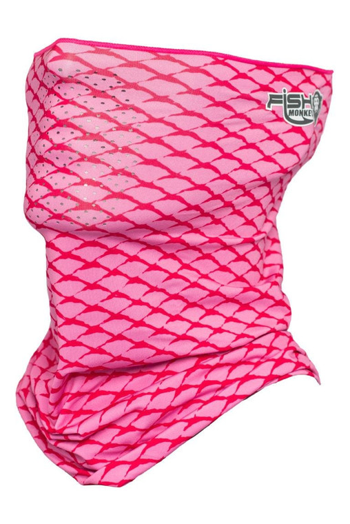 Fish Monkey - Face Guard Upf50+ - Pink Scales - FM40-PINKSCALE