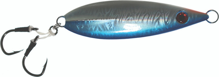 Frenzy Big Game - Angry Flutter Jig-rigged - 4.5oz W/2 Assist Blue - TAFJ-B45