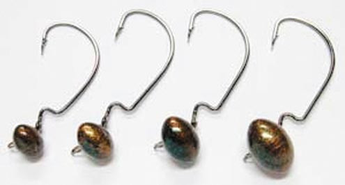 Gene Larew - Hardhead Jigheads - 11/16oz 2pk Copper - GL1116HH261-2