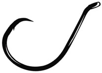 Gamakatsu - Octopus Offset Circle Hk - Black 2/0 25pk - 208412-25