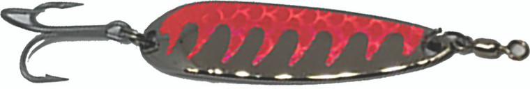 Gator Lures - Casting Spoon - 3oz Chrome Pink Tape - 300SSP-1
