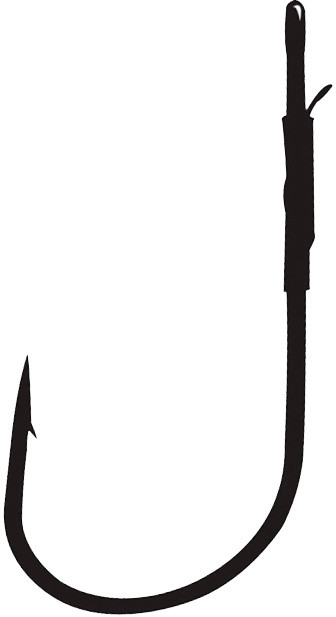 Gamakatsu - Heavy Cover Worm Hook - Black W/wire 3/0 4pk - 304413