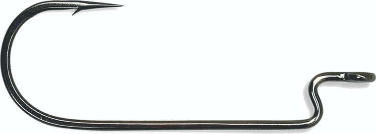 Gamakatsu - Superline Rb Worm Hook - Black Offset 4/0 4pk - 398414