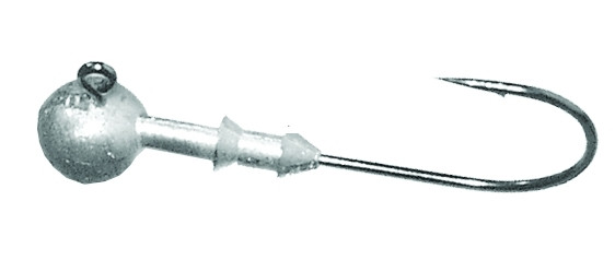 Gamakatsu - Round Jig Head - 1/4oz 3/0 5pk Plain - 500413-1/4
