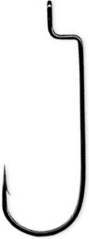Gamakatsu - Offset Wide Worm Hook - Black 2/0 25pk - 54412-25