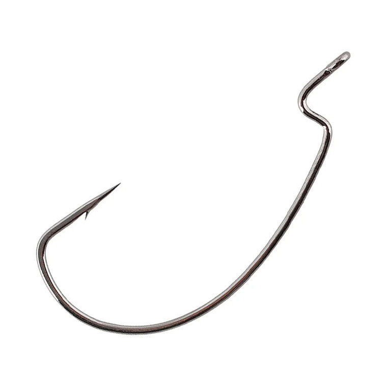 Gamakatsu - X-wide Offset Worm Hook - Black Ewg 2/0 25pk - 58412-25