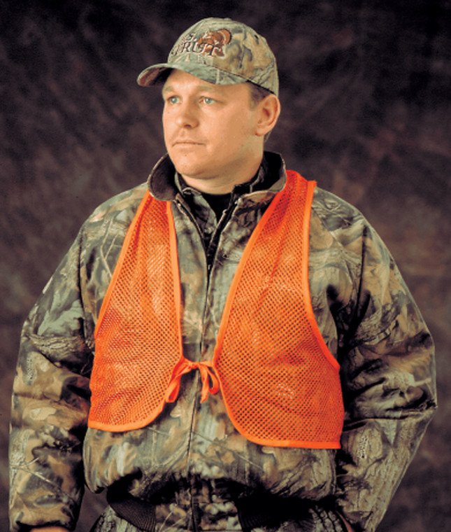 Hunters Specialties - Mesh Safety Vest - Blaze Orange Adult - 2006