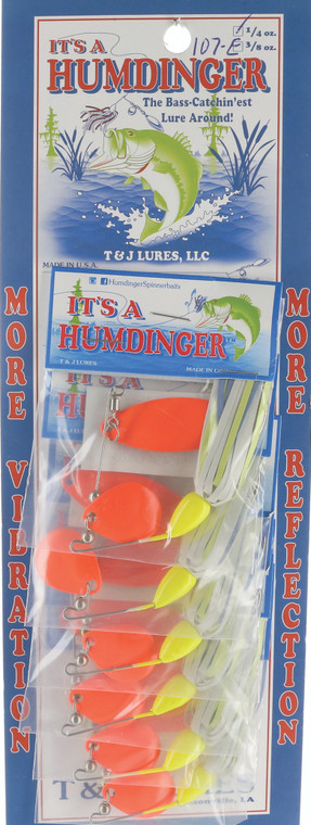 Humdinger - Spinner Bait-colo/will - 1/4oz Oo-blue/chart/wht - 107E
