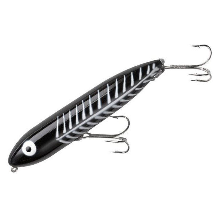 Heddon - Original Zara Spook - 4.5in 3/4oz Blk Shr Min - X9255XBW