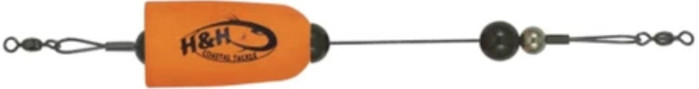 H & H - Big Balling Popper Float - 3in Orange - BBCDP-01