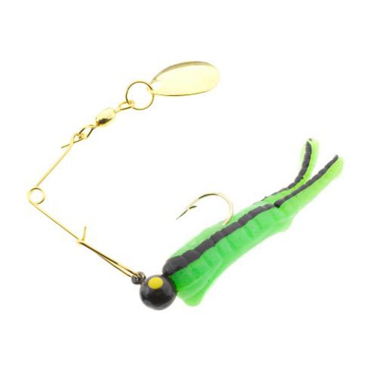 H & H - Cajun King Spin-gold - 1/4oz Green/blk Str - CKS-20G