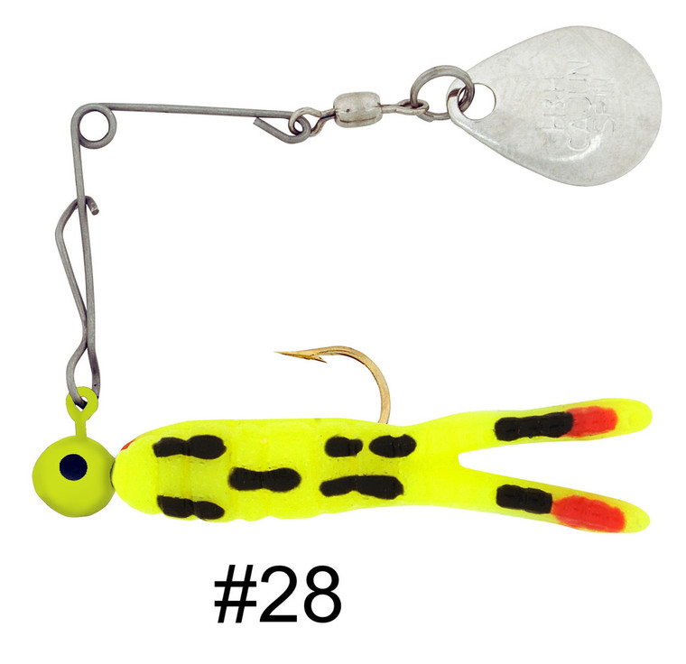 H & H - Cajun Spin-nickel - 1/16oz Chart Coach Dog - CS-28N