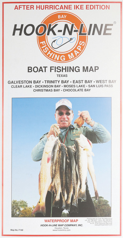 Hook-N-Line - Fishing Map - Galveston Bay - F102