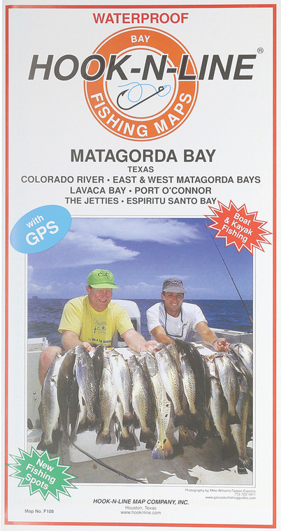 Hook-N-Line - Fishing Map - Matagorda Bay - F108