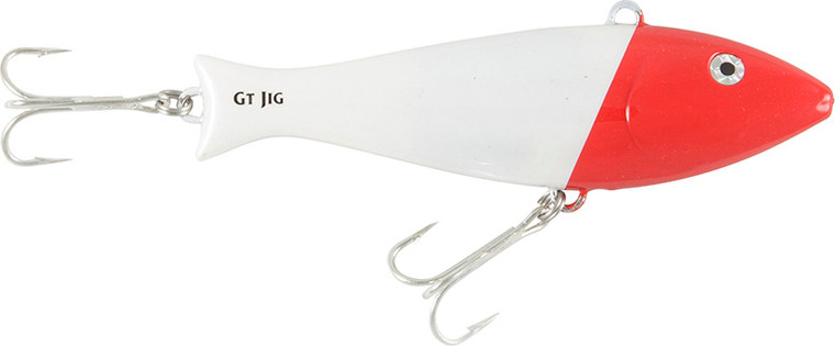 Halco - Gt Jig Trolling Bait - 7in 6.4oz White/red Head - GTJH53