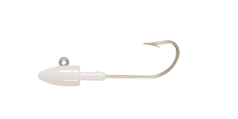 H & H - King Jig Head - 3oz 4pk White - K34-02