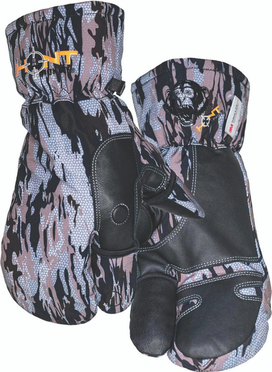 HUNT MONKEY - Wildcat Mittens - Hardwoods Xl - HM702-XL