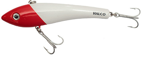 Halco - Max 110 Cast/troll Bait - 4.3in 1oz White/red Head - MAX110H53