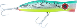 Halco - Roosta Popper 105 Cast - 4.1in 1oz Bonito - RP105H69