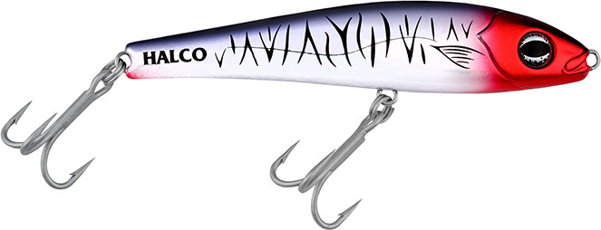 Halco - Slidog 105 Casting Bait - 4.1in 1oz Chrome Tiger - SD105R49