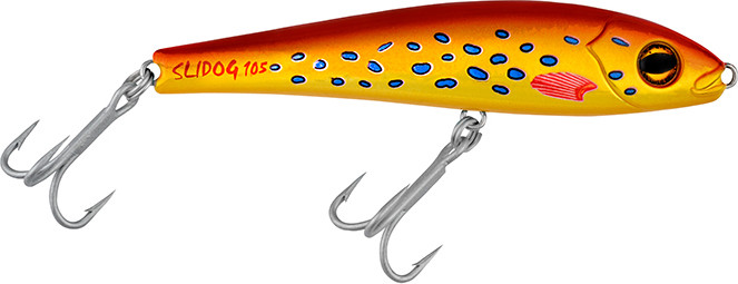 Halco - Slidog 105 Casting Bait - 4.1in 1oz Coral Trout - SD105R9