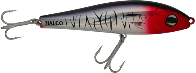 Halco - Slidog 125 Casting Bait - 5in 1.8oz Chrome Tiger - SD125R49