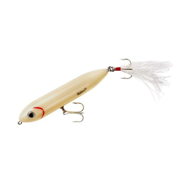 Heddon - Super Spook Jr Feather - 3.5in 1/2oz Bone - X9236F14
